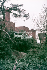 Slide, "Kangaroo Hall" (c.1843-1969), Donaldsons Road, Kangaroo Ground, which was destroyed during the January 8, 1969 bushfire; c.1975, 1975c