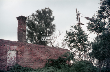 Slide, "Kangaroo Hall" (c.1843-1969), Donaldsons Road, Kangaroo Ground, which was destroyed during the January 8, 1969 bushfire; c.1975, 1975c