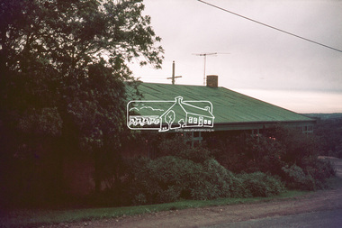 Slide, Wellers Hotel, Pitmans Corner, Eltham-Yarra Glen Road, Kangaroo Ground, c.1975, 1975c