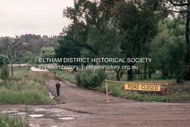 Slide, Floodwater, Ely Street, Eltham east of Falkiner Street, November 1971, 1971