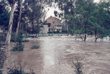 Slide, Floodwater, Judge Book Village, Eltham, November 1971, 1971