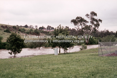 Slide, Floodwater, near Palara Court, Montmorency, November 1971, 1971