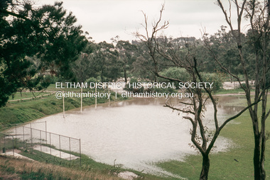 Slide, Floodwater, No. 1 oval, Mont Park, November 1971, 1971