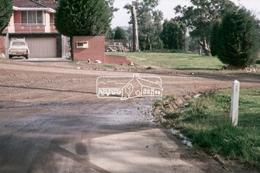 Slide, Post drainage repairs on Bonds Road near Martin property and Montpelier Drive, Lower Plenty, c.July 1972, 1972