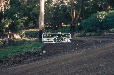 Slide, Drainage under driveway near No. 10 Bolton Street, Lower Plenty, 18 July 1972, 1972