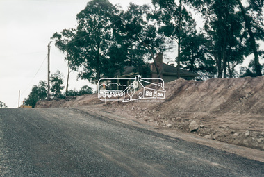 Slide, Looking north along Bolton Street at intersection with Godalmin Street;, Eltham, 18 July 1972, 1972
