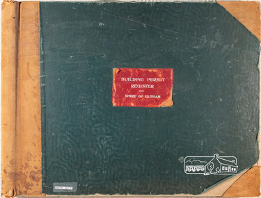 Register, Building Permit Register, Shire of Eltham, 1949-1960