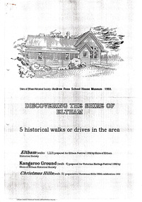 Document - Folder, Historical Walks, 1993