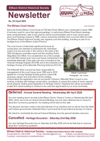 Newsletter, Newsletter, No. 251 April 2020