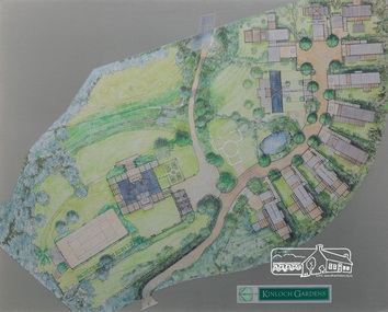 Drawing, Architectural Concept Plan: Kinloch Gardens proposed development, 93 Arthur Street, Eltham, 1997