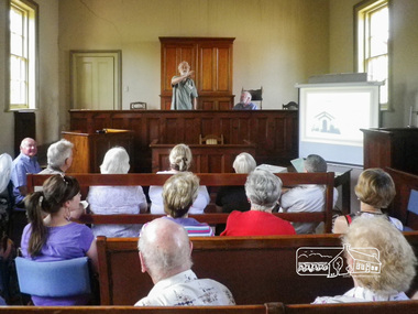 Photograph, Joint meeting between Eltham District Historical Society and Greensborough Historical Society held at Eltham Courthouse, Saturday, December 8, 2012, 8 Dec 2012