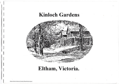Document, Prospectus: Kinloch Gardens, Eltham Victoria, 1998c