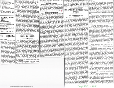Document - Folder, Eltham Fire Brigade