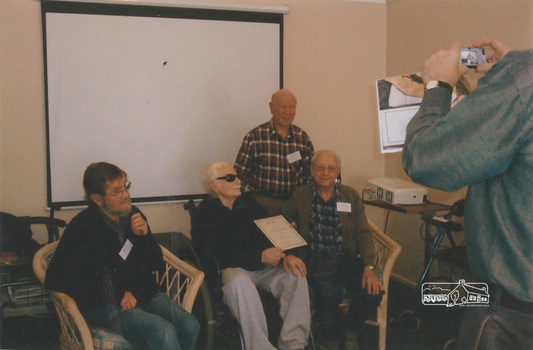 Distinguished Life Member presentation to Jock Read by Eltham District Historical Society at Chatsworth House, 26 July 2010