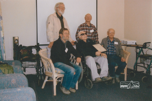 Distinguished Life Member presentation to Jock Read by Eltham District Historical Society at Chatsworth House, 26 July 2010