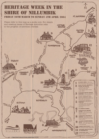 Booklet - Program, Shire of Nillumbik et al, Heritage Week in the Shire of Nillumbik, 2004