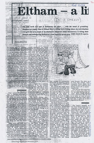 Booklet - Folder, John Marsh, Articles by John March