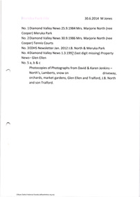 Folder, Linley Hartley et al, Meruka Park