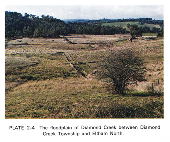 Work on paper (Sub-Item) - Photograph, The floodplain of Diamond Creek between Diamond Creek township and Eltham North