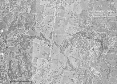 Work on paper (Sub-Item) - Photograph, Diamond Creek from Wattletree Road, Eltham to Diamond Creek township