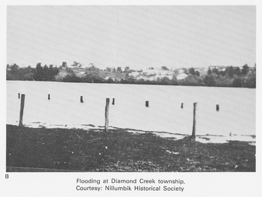 Work on paper (Sub-Item) - Photograph, Flooding at Diamond Creek Township