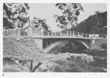 Work on paper (Sub-Item) - Photograph, Monash Bridge,  Arthurs Creek  Road, Hurstbridge, 1917