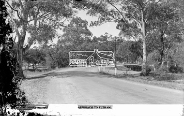 Negative - Photograph postcard, The Rose Stereograph Company, Approach To Eltham, c.1939