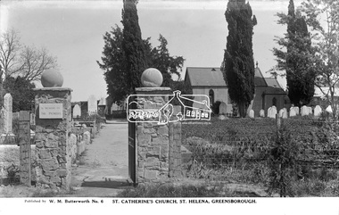 Photograph, The Rose Stereograph Company, St. Katherine's Church, St Helena. Greensborough, c.1936