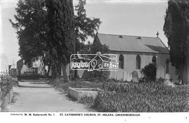 Photograph, The Rose Stereograph Company, St. Katherine's Church, St Helena. Greensborough, c.1936