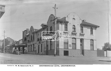 Photograph, The Rose Stereograph Company, Greensborough Hotel, Greensborough, c.1938