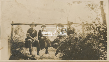 Photograph, "Resting, Eltham", 22 Oct 1919