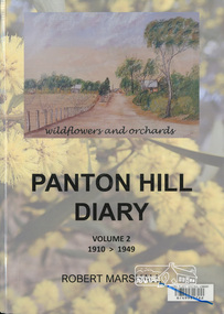 Book, Robert Marshall, Panton Hill Diary, 2021