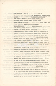 Document, Appointment of New Trustees, Eltham Public Hall, Lot 20 Henry Street, Eltham, 1940