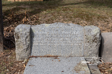 Photograph, Peter Pidgeon, Grave of Sarah Jane Procter, Eltham Cemetery, Victoria, 5 April 2021