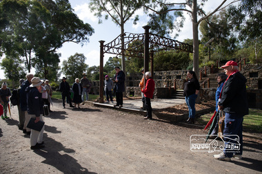 Photograph, Peter Pidgeon, Eltham District Historicla Society Heritage Walk, Eltham Cemetery, 5 April 2021