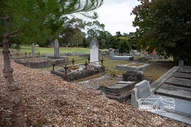 Photograph, Peter Pidgeon, Grave of Harriet Agrita Falkiner (1849-1923) , Eltham Cemetery, Victoria, 5 April 2021