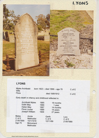 Document - Folder, Lyons, 2009-2010