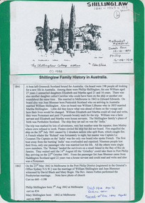 Document - Folder, Shillinglaw, 2009-2010
