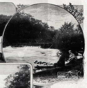 Photograph, The Leader, New Dam, Upper Yarra, 1897