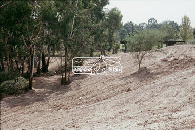 Slide, Construction of Eltham Town Park, 22 Feb 1974
