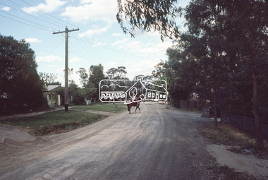 Slide, Looking east along Buena Vista Drive, Montmorency near no. 69, c.Oct. 1980