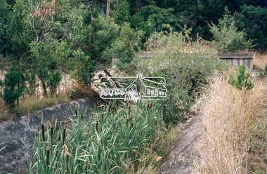 Slide, Maroondah Aqueduct, Research, Victoria, 22 Mar. 1981