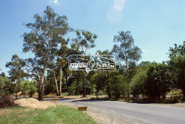 Slide, Main Road, Eltham South, Nov. 1981