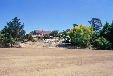Slide, Beard Street intersection with Main Road, Eltham, Nov. 1981