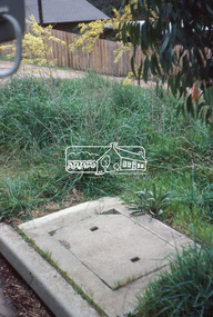 Photograph, Foothpath and kerb damage, Madine Way, Eltham, 3 Sep 1981