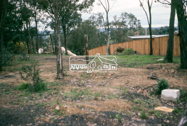 Photograph, Water Main Pipe Track (Madine Way-Eucalyptus Road), Eltham, 3 Sep 1981