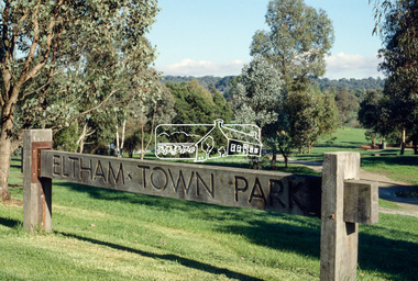 Slide - Photograph, Eltham Town Park, c.May 1988