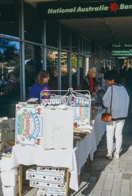 Slide - Photograph, Market stores, Main Road, Eltham, c.May 1988