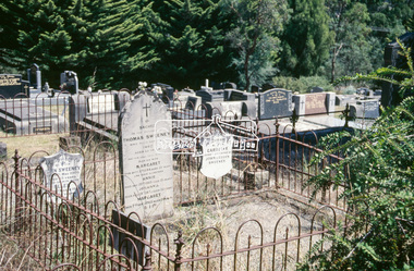 Slide - Photograph, Sweeney Grave, Eltham Cemetery, c. 1988
