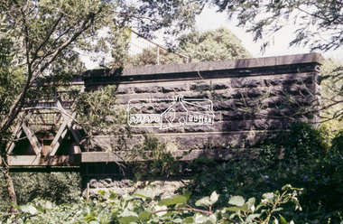 Slide - Photograph, Old Lower Plenty Bridge, c. Feb. 1989